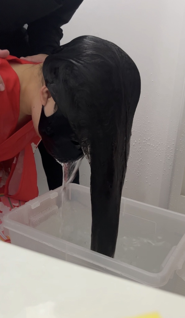 （リクエスト）和服を着た後輩ちゃんを長時間何度も水責めしてみた（斜めアングル）15:24