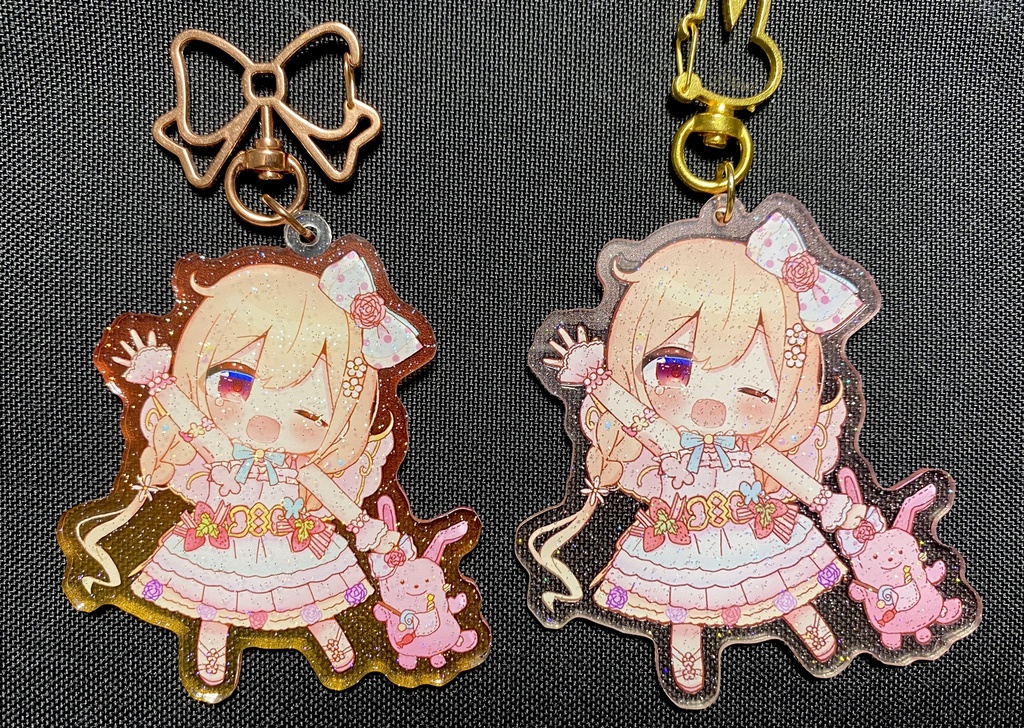 【両面印刷】あんずアクリルキーホルダー