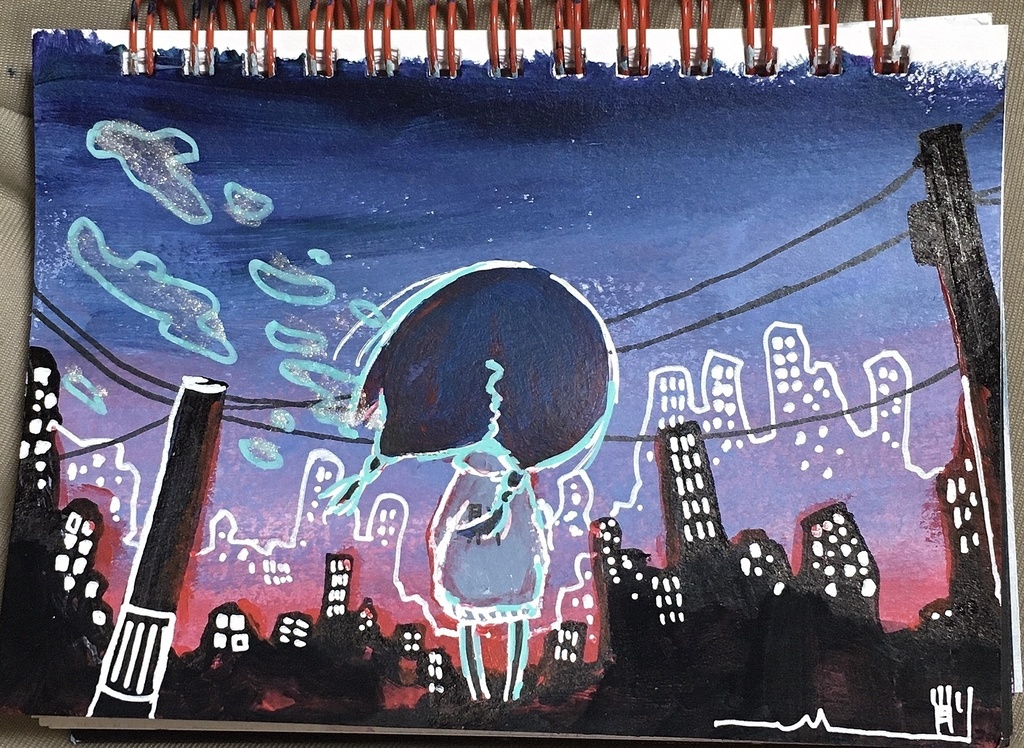 煙に頼らなくなって口から白い息が出る季節になった