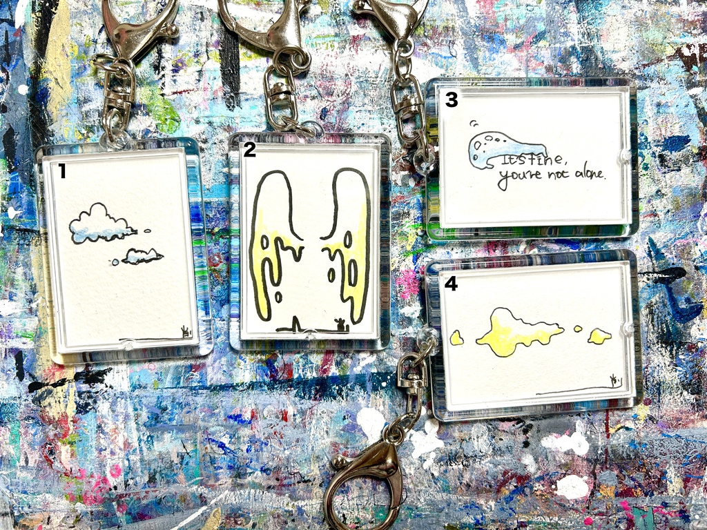 ミニ原画キーホルダー