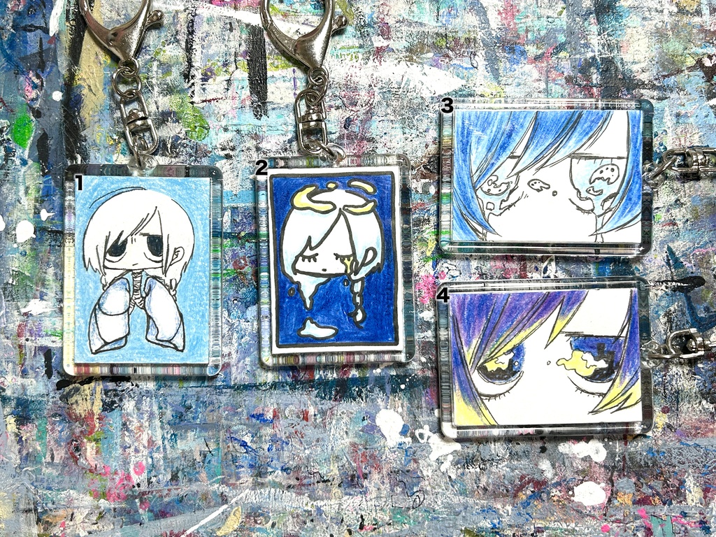 ミニ原画キーホルダー