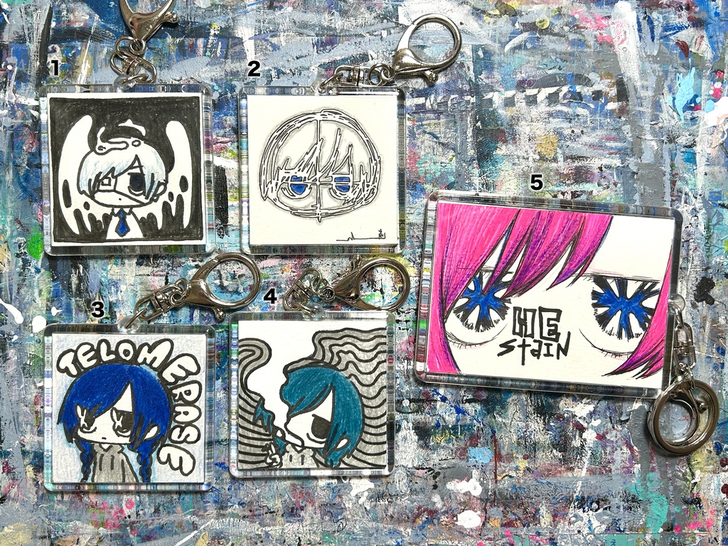 原画キーホルダー