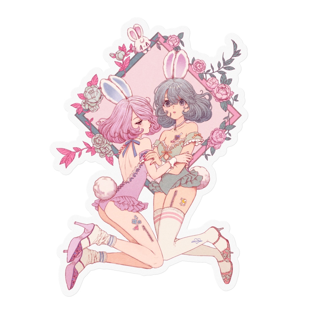 バニーステッカー