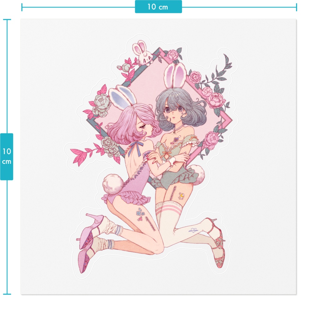 バニーステッカー