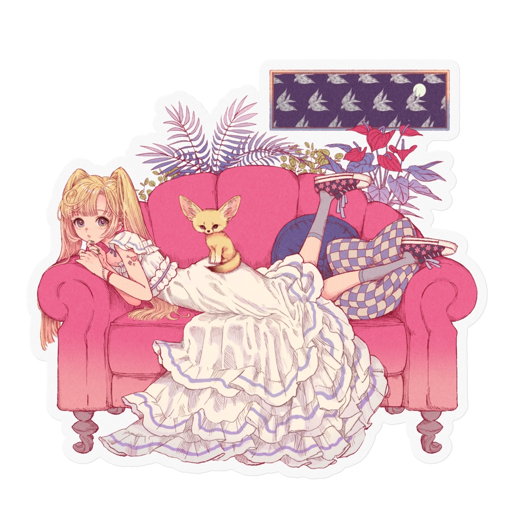 フェネックステッカー