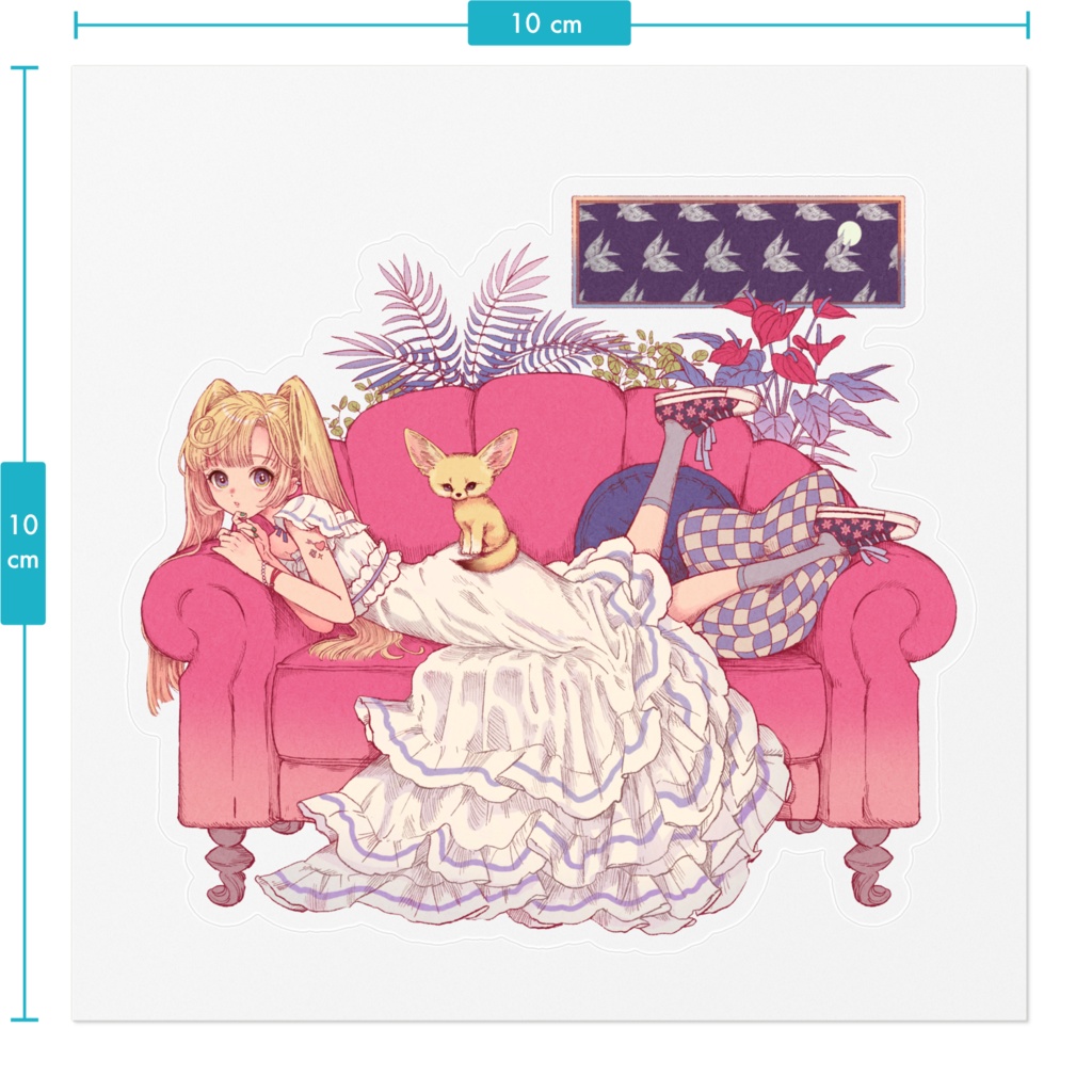 フェネックステッカー