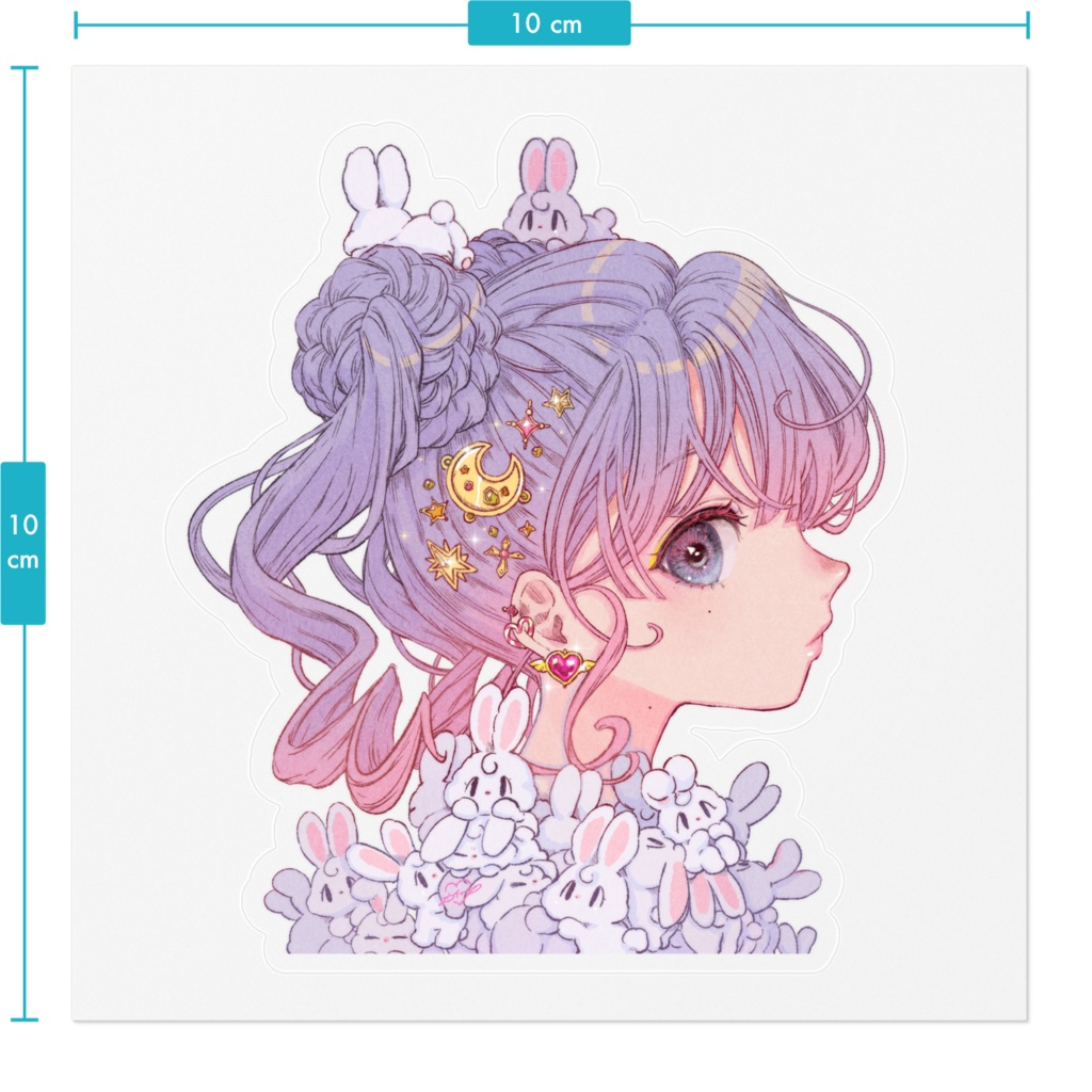 うさぎステッカー