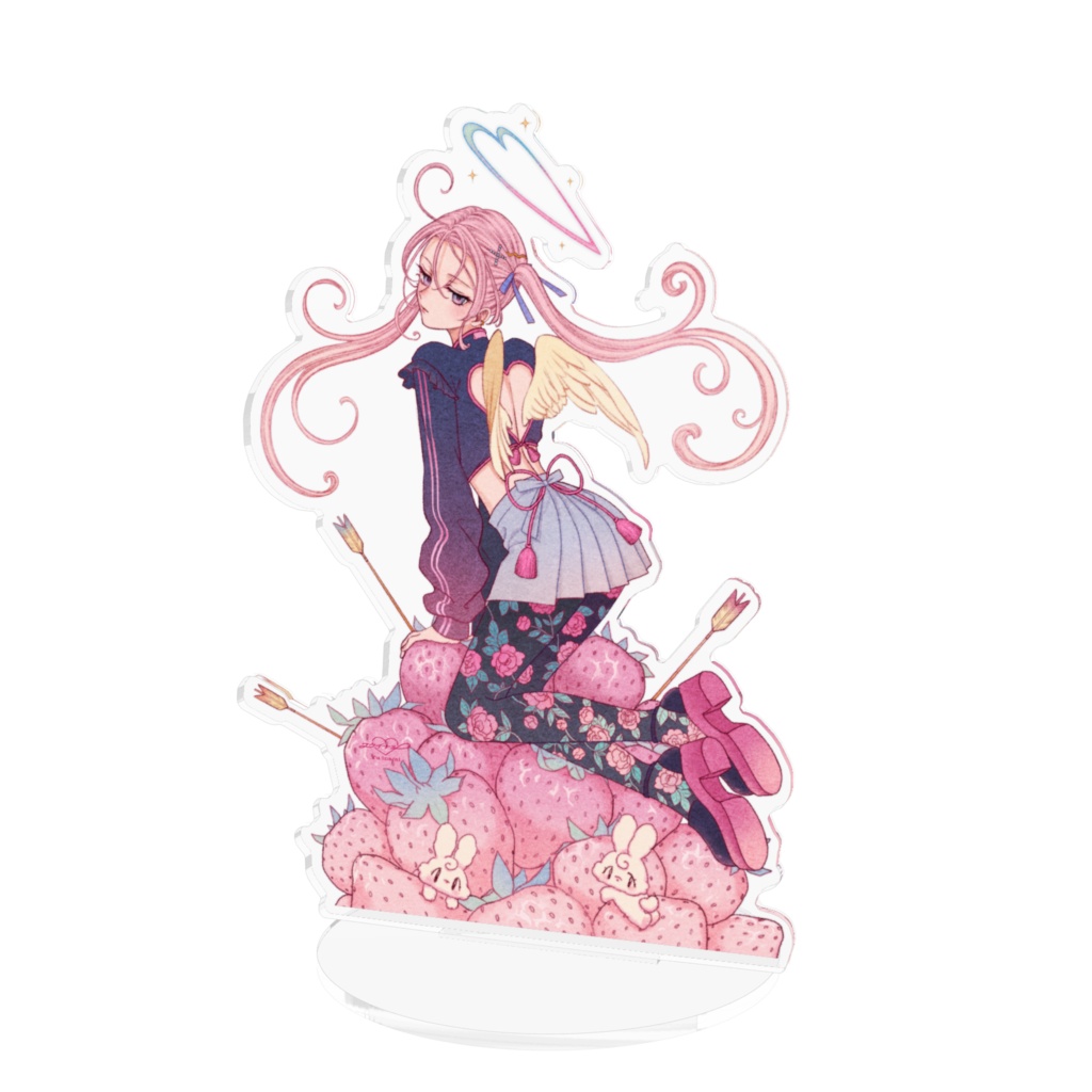 いちご弓矢アクリルフィギュア(L)