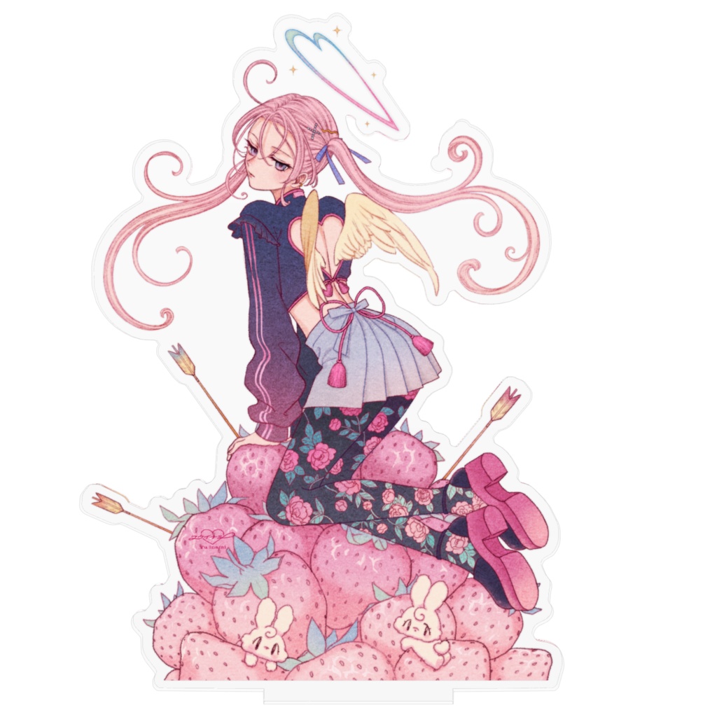 いちご弓矢アクリルフィギュア(L)