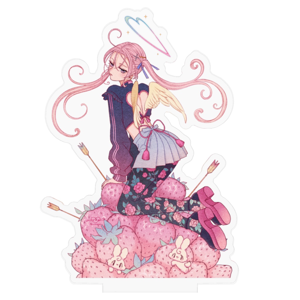 いちご弓矢アクリルフィギュア(M)
