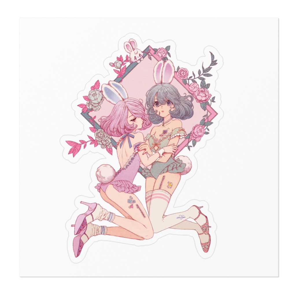 バニーステッカー