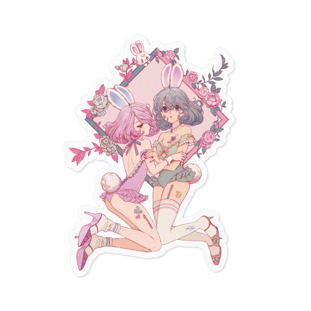 バニーステッカー