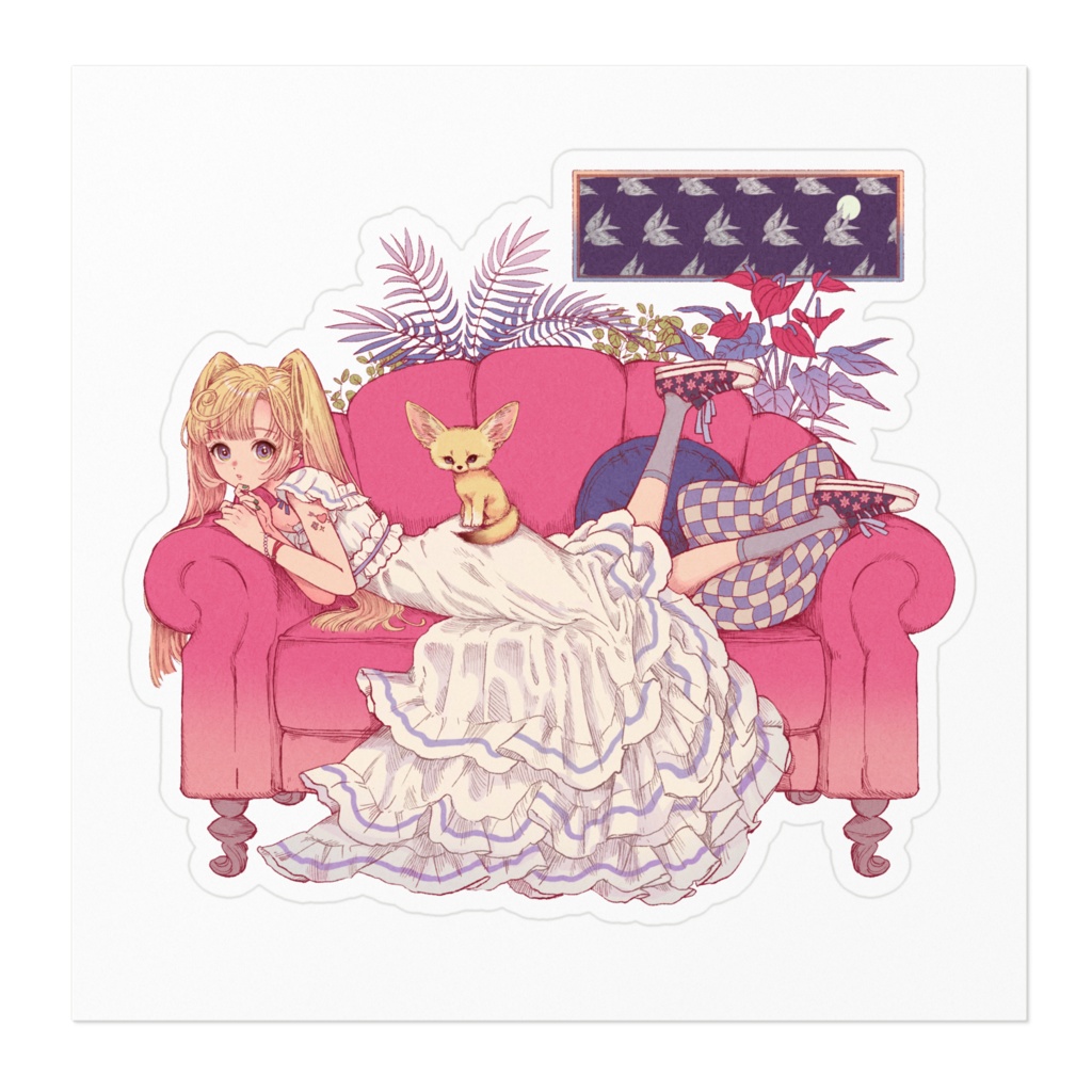 フェネックステッカー