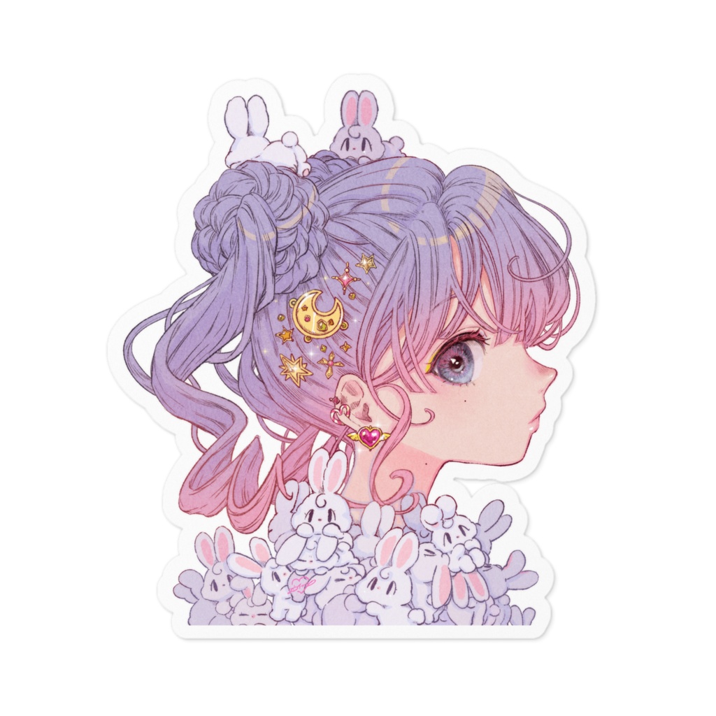 うさぎステッカー