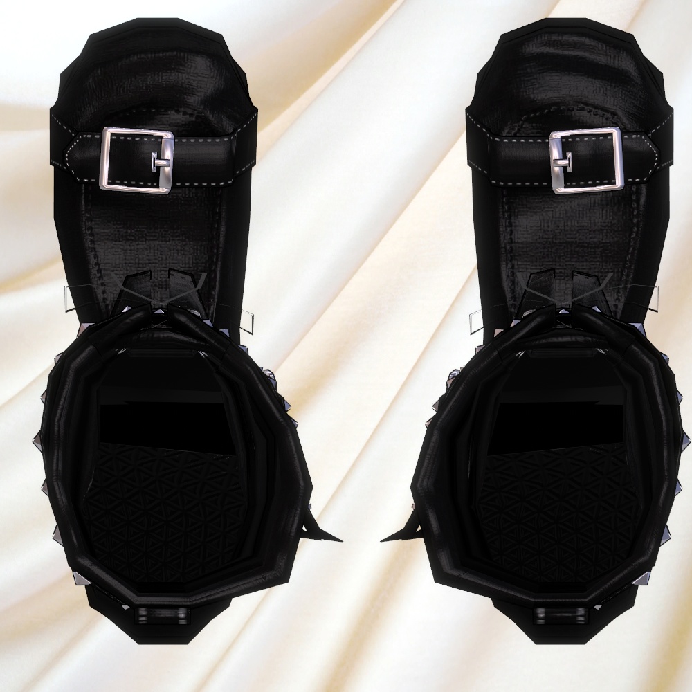 ベルトパンク厚底ブーツv2