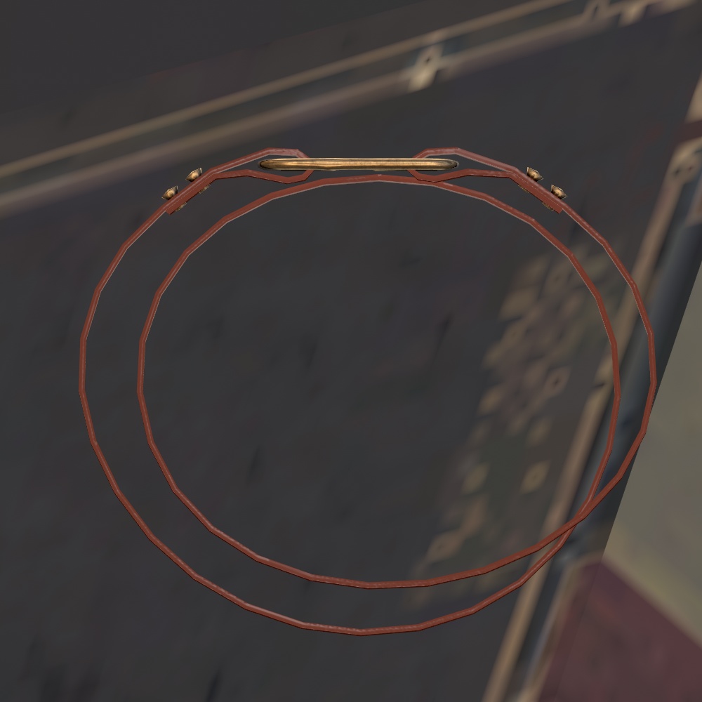 ドシンプルレザーブレスレット(4色テクスチャ差分入り)