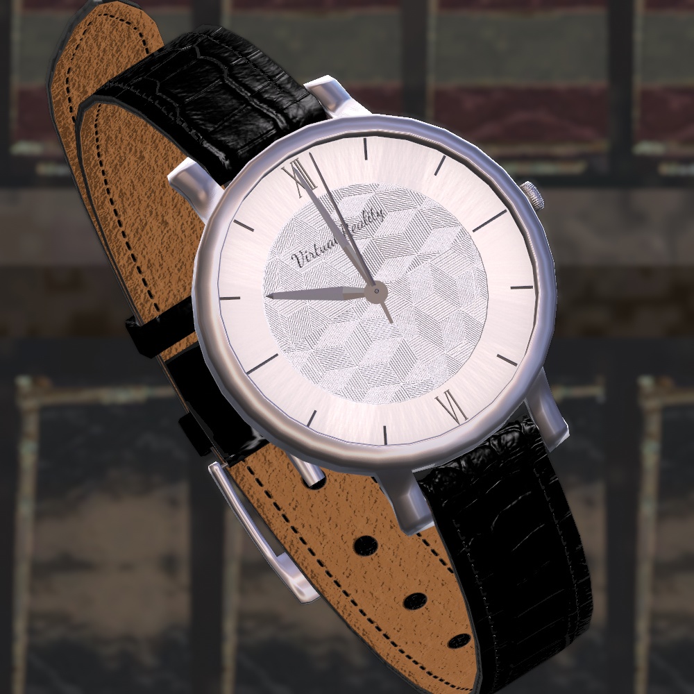 腕時計(針アニメーション付き・9パターンテクスチャ差分入り)