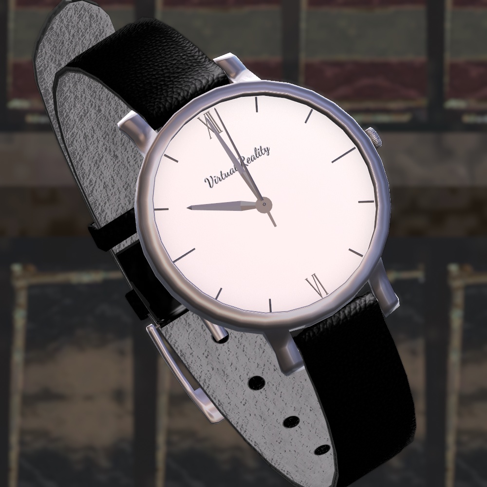 腕時計(針アニメーション付き・9パターンテクスチャ差分入り)