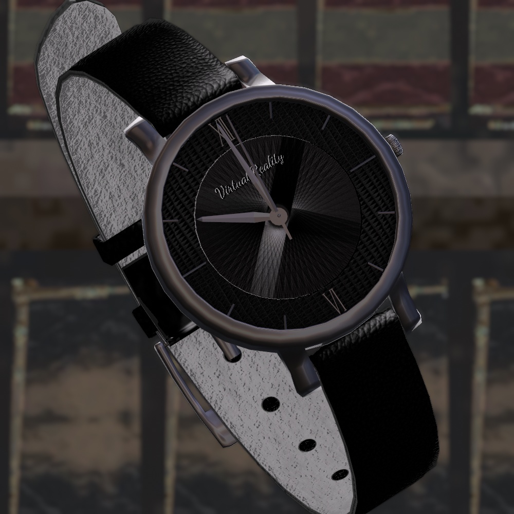 腕時計(針アニメーション付き・9パターンテクスチャ差分入り)