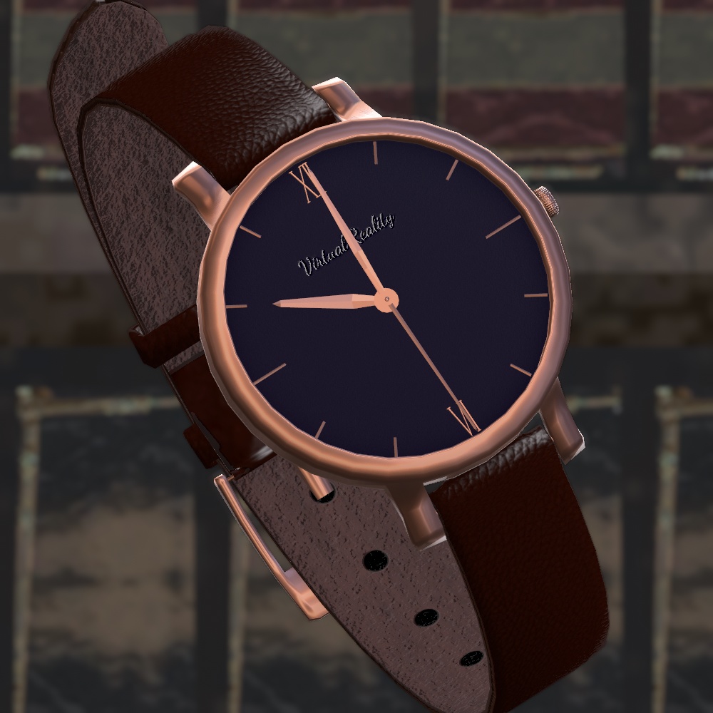 腕時計(針アニメーション付き・9パターンテクスチャ差分入り)