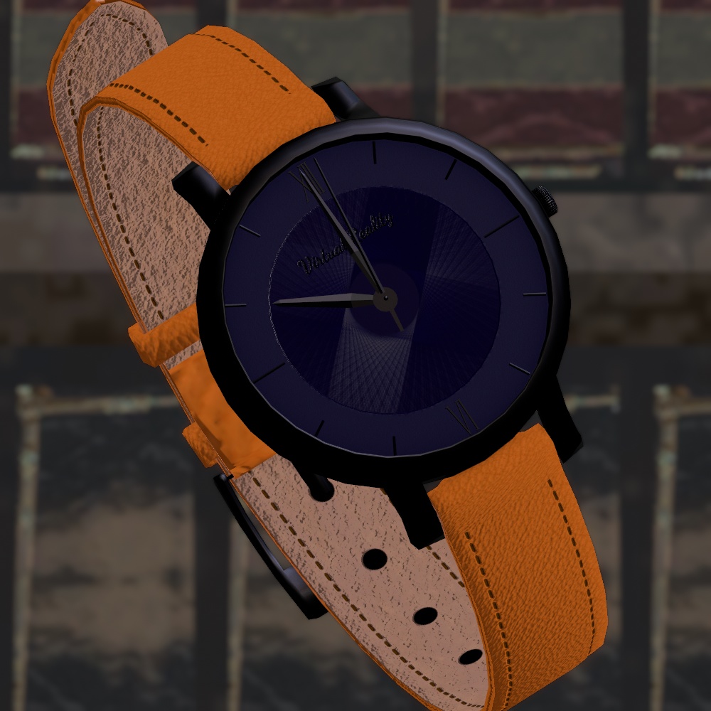 腕時計(針アニメーション付き・9パターンテクスチャ差分入り)