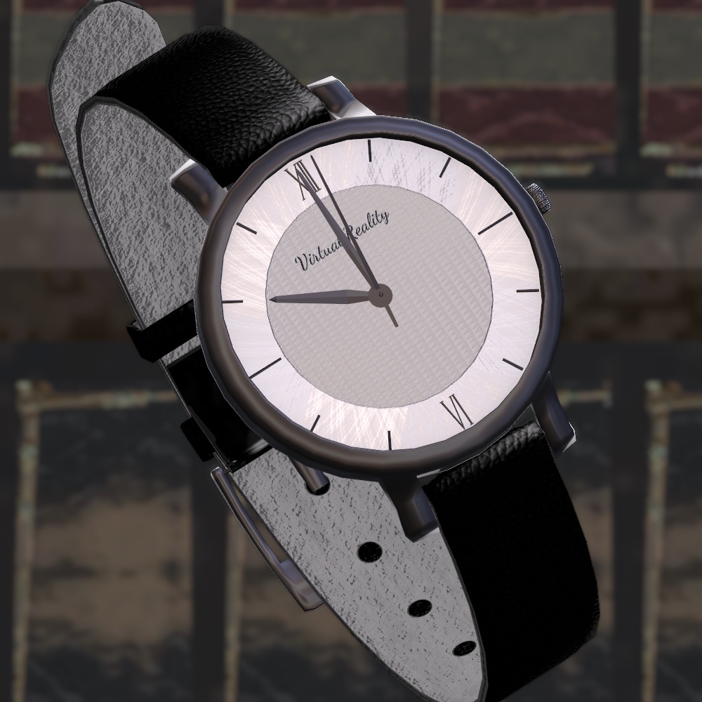 腕時計(針アニメーション付き・9パターンテクスチャ差分入り)