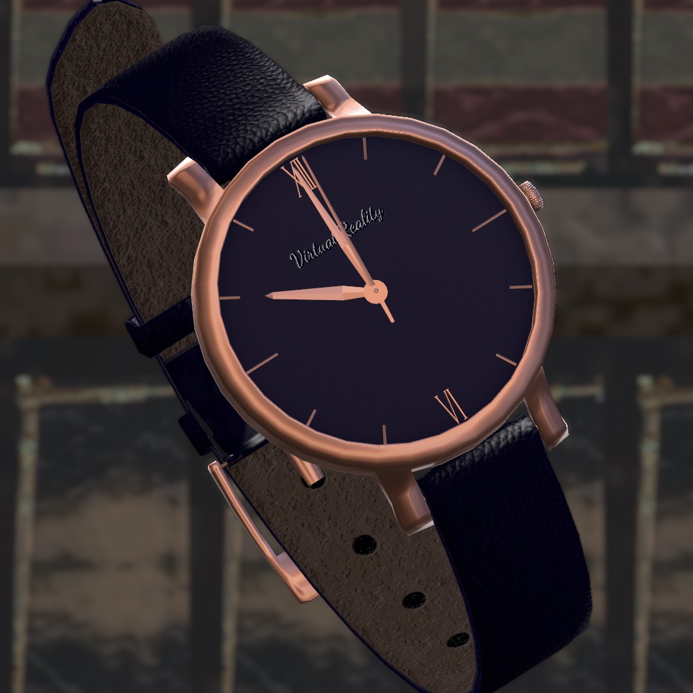 腕時計(針アニメーション付き・9パターンテクスチャ差分入り)