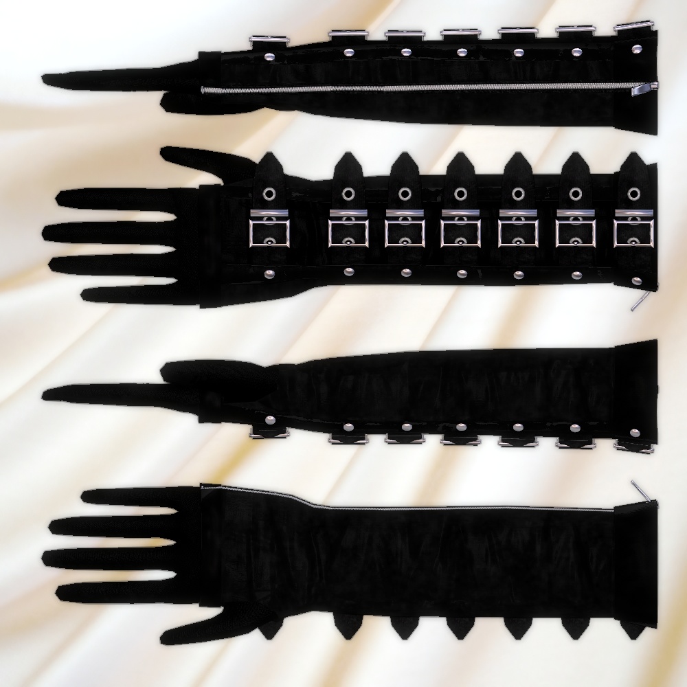 パンクなロンググローブ(2質感差分入り)