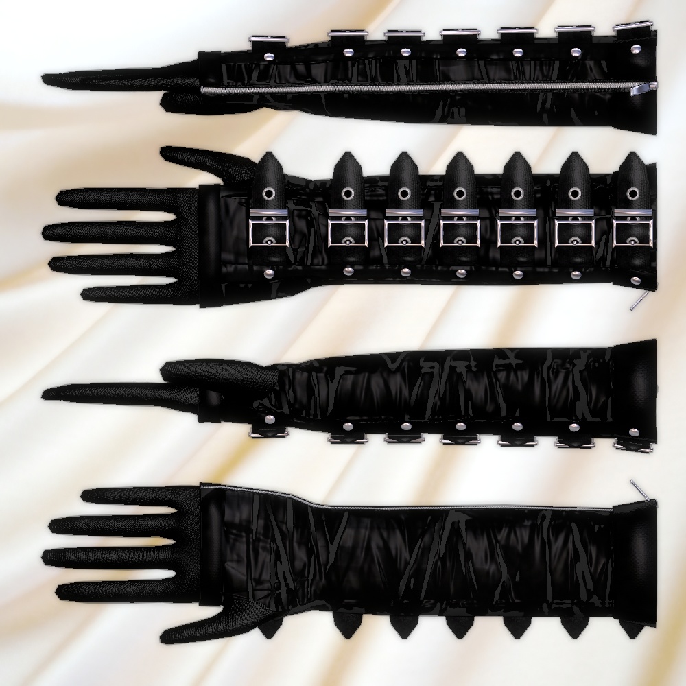 パンクなロンググローブ(2質感差分入り)