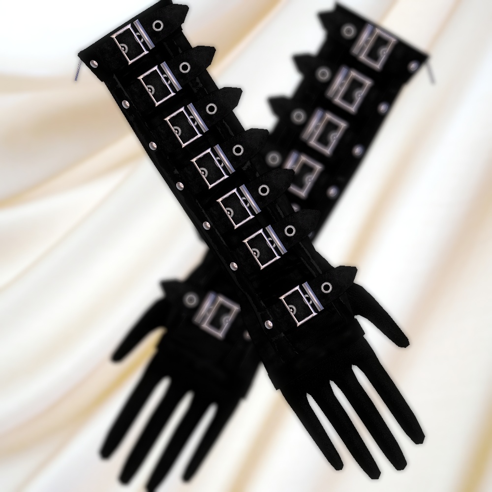 パンクなロンググローブ(2質感差分入り)