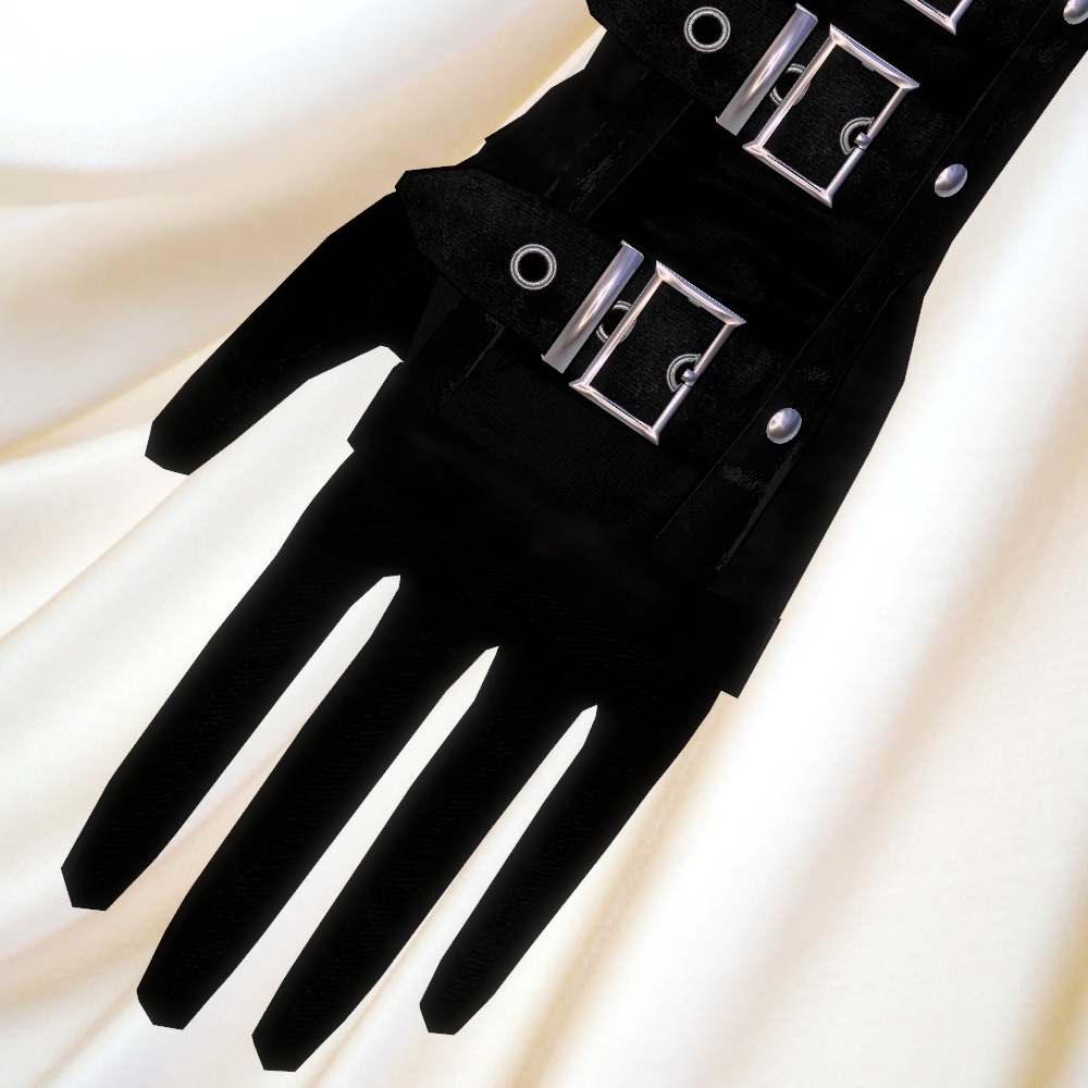 パンクなロンググローブ(2質感差分入り)