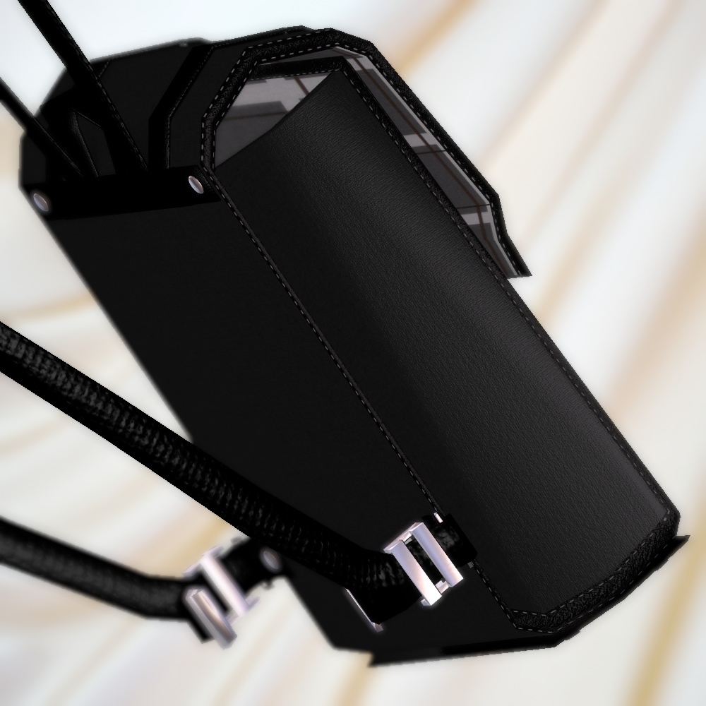 モノクロカラーなリュック(6色差分・調整用ボーン入り)