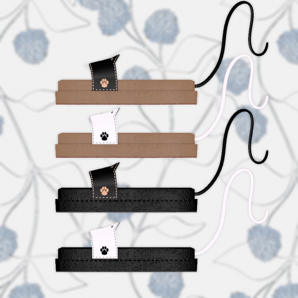 肉球生い茂る猫サンダル(パーティクル・DynamicBone設定済み・4色差分)