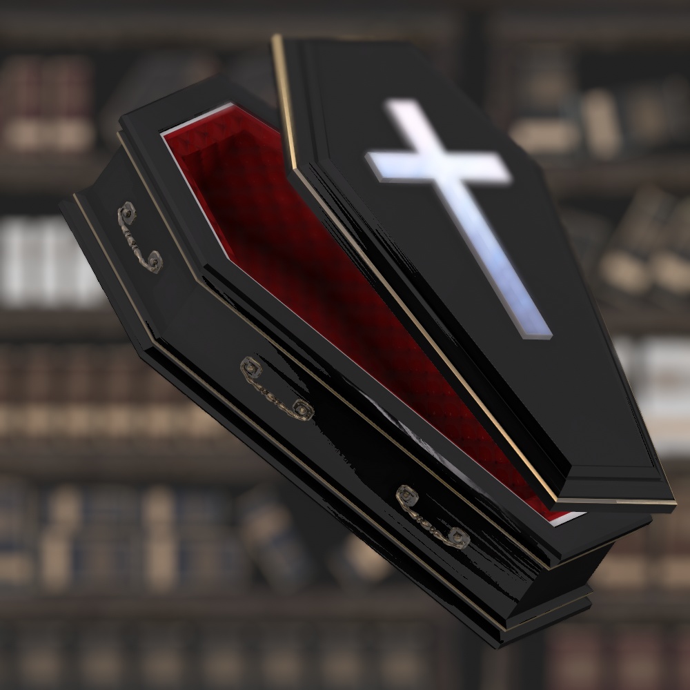 AFKモード想定のシンプルな棺桶v2(棺桶アニメーション・Avatars 3.0向けController入り)