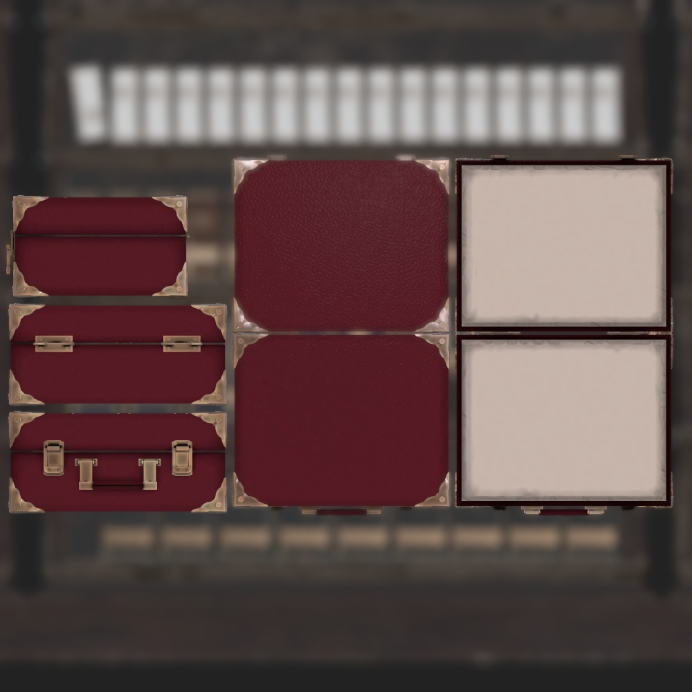 AFKモード想定のドールトランクv2(4色差分・トランクアニメーション・Avatars 3.0向けController入り)