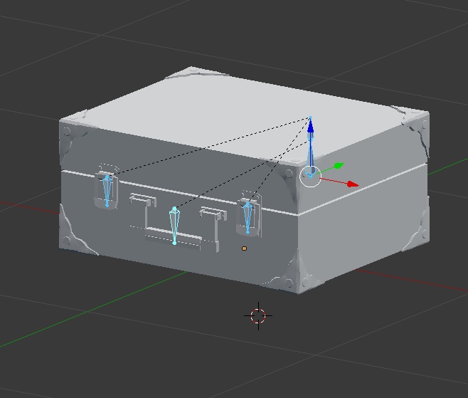 AFKモード想定のドールトランクv2(4色差分・トランクアニメーション・Avatars 3.0向けController入り)