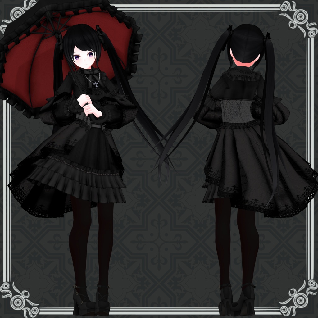 オリジナル3Dモデル「メラフリノス Melahrinos」