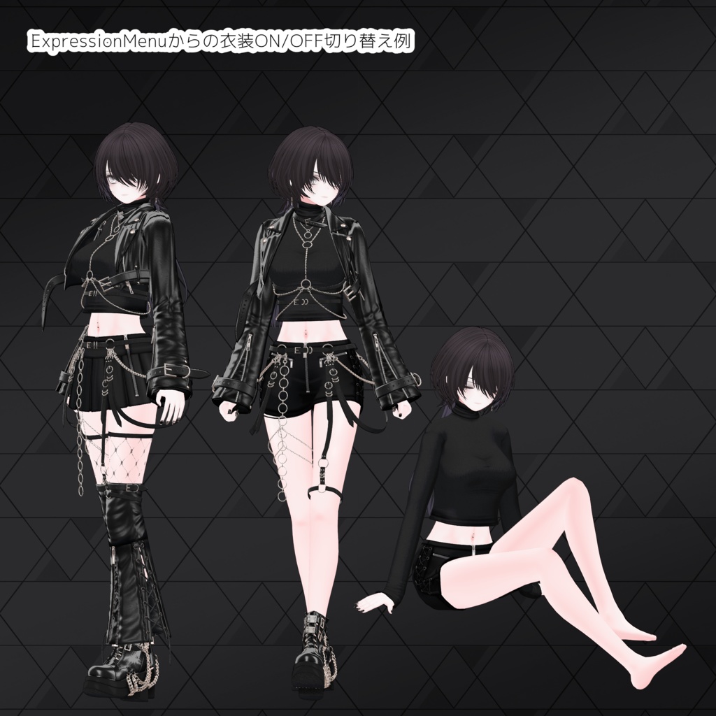 オリジナル3Dモデル「キリセ Kirise」