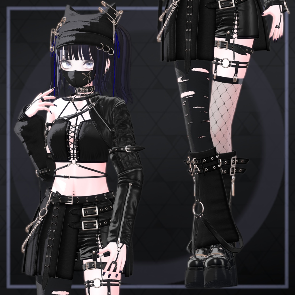 オリジナル3Dモデル「ツキセ Tsukise」