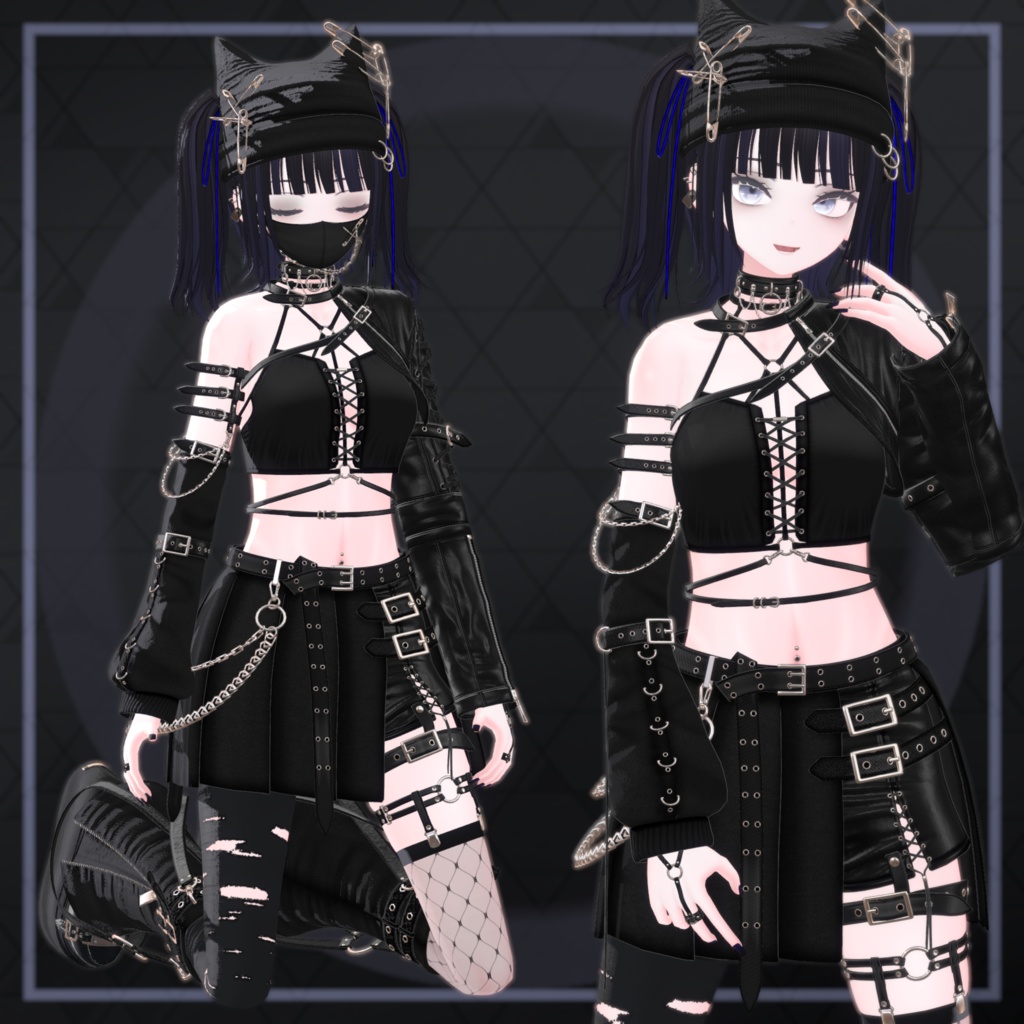 オリジナル3Dモデル「ツキセ Tsukise」