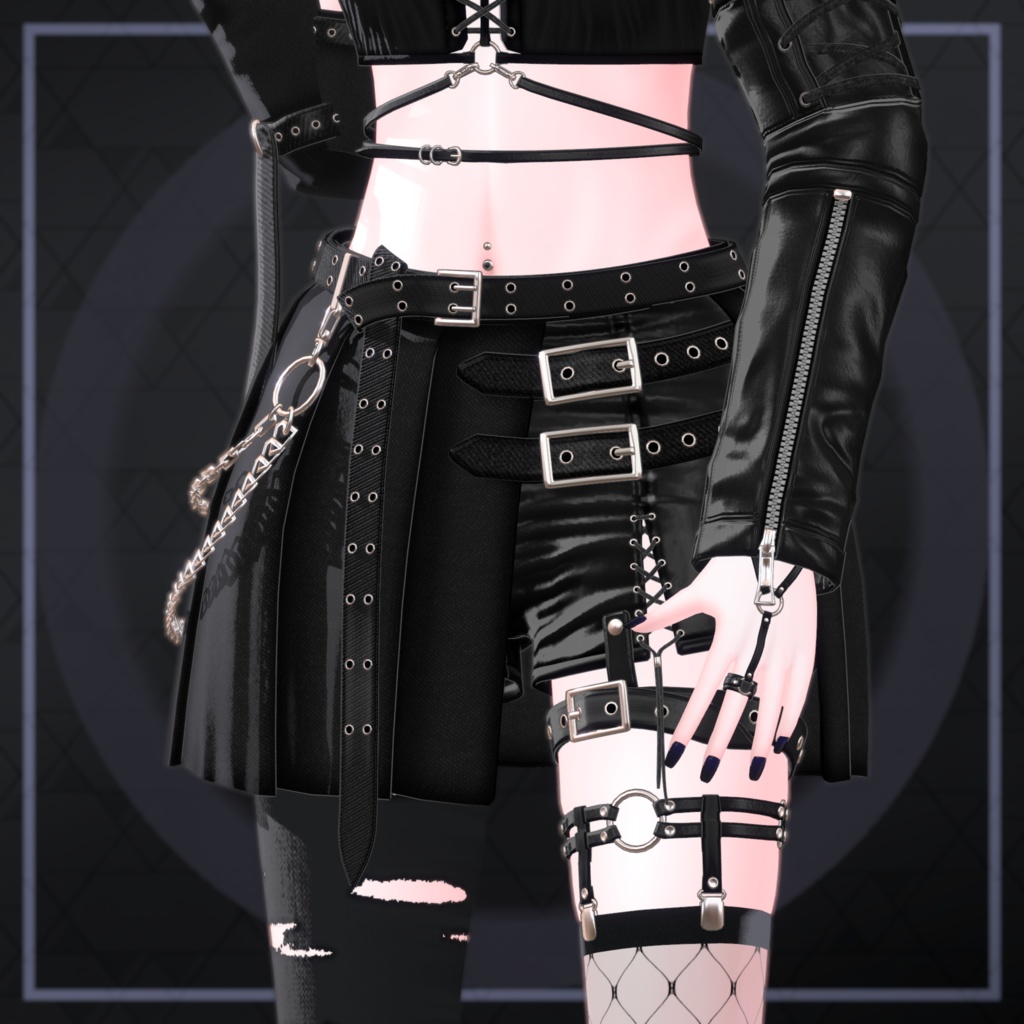 オリジナル3Dモデル「ツキセ Tsukise」