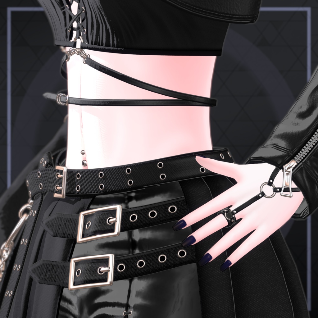 オリジナル3Dモデル「ツキセ Tsukise」