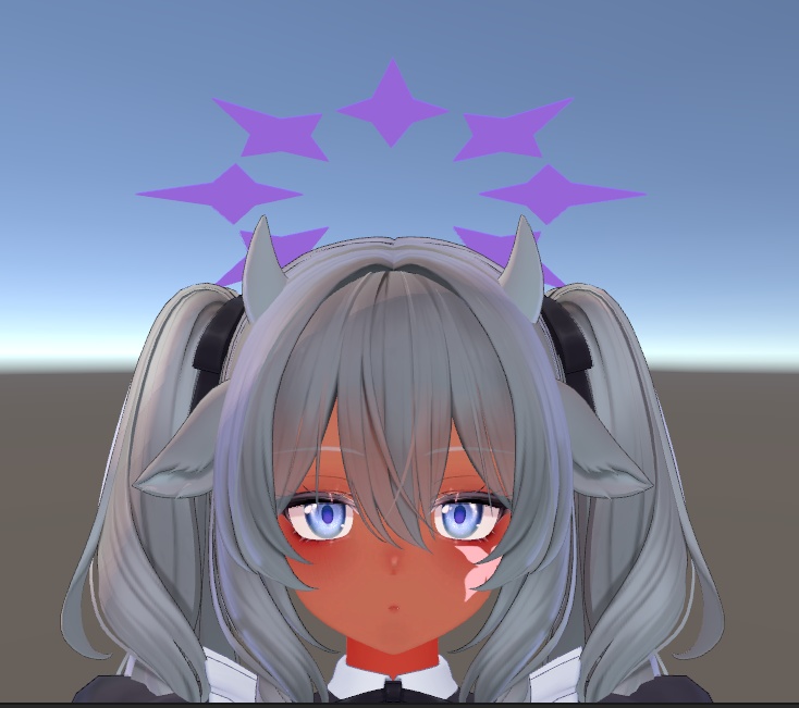 回転するシンプルなヘイロー