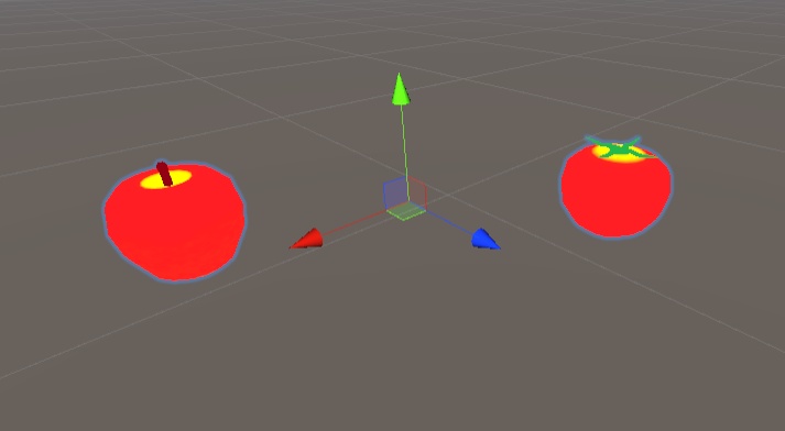 リンゴとトマト