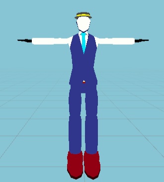 【ローポリアバター】仮面の男(ベスト)