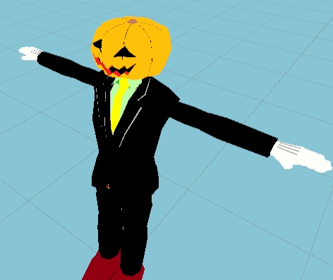 【アバター】かぼちゃ頭(ベスト・スーツ)【ハロウィン】