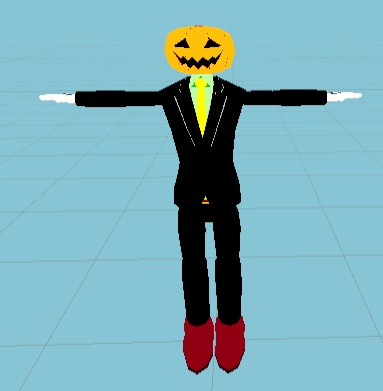 【アバター】かぼちゃ頭(ベスト・スーツ)【ハロウィン】