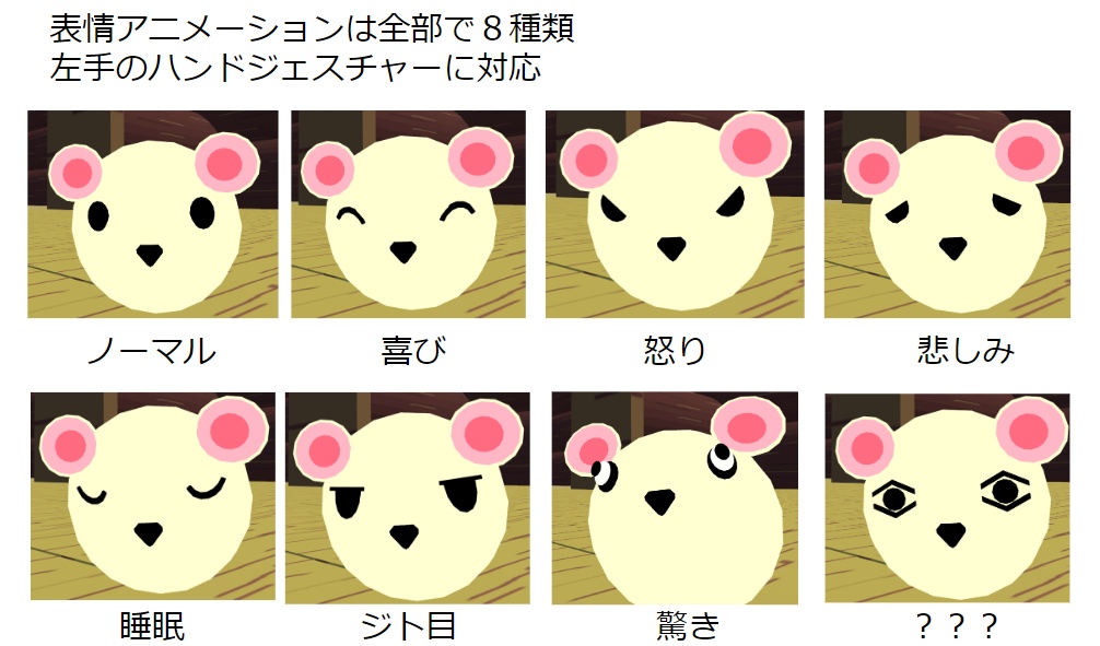 【VRC用アバター】玉子ねずみ