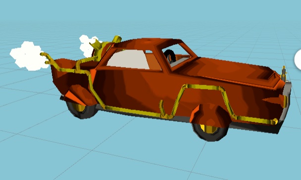 【VRC用アバター】スチームセダンカー