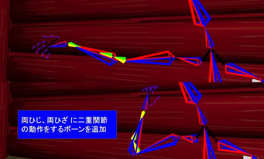 【VRC用アバター】ボーンマン二重関節